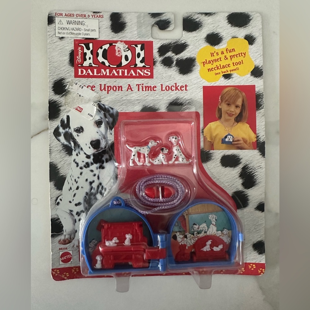 Vintage Mattel Disney Once Upon a Time Lockets One Hundred and One Dalmatians